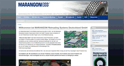 Desktop Screenshot of marangoni.de
