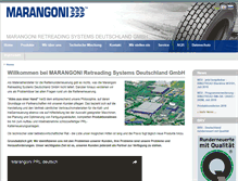 Tablet Screenshot of marangoni.de